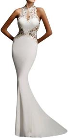 img 4 attached to 🧜 Captivating GlorySunshine Backless Mermaid Dress: Perfect Sheath Women's Clothing for Alluring Style