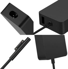 img 3 attached to 🔌 44W Surface Pro Charger | Compatible with Microsoft Surface Laptop 1/2/3, Surface Pro 7/6/5/4/3/X, Surface Go 1/2, Surface Book 1/2, and Surface Laptop Go | 15V 2.58A Adapter