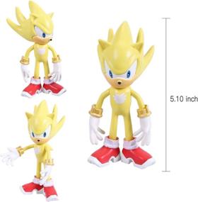 img 2 attached to Shop Now for 12cm Tall Sonic The Hedgehog Action Figures - Perfect Cake Toppers for Collectors!