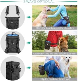 img 1 attached to 🐶 ORIA Dog Training Pouch - Treat Bag & Waist Bag with Adjustable Strap, Collapsible Bowl, Storage for Treats, Toys & Accessories