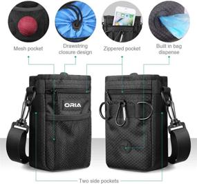 img 2 attached to 🐶 ORIA Dog Training Pouch - Treat Bag & Waist Bag with Adjustable Strap, Collapsible Bowl, Storage for Treats, Toys & Accessories