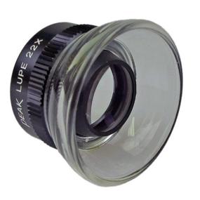 img 2 attached to 🔍 PEAK TS1964 Fixed Focus Loupe, 22X Magnification, 0.75 Inch Lens Diameter, 0.4 Inch Field of View