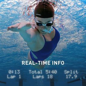 img 2 attached to 🏊 Enhanced Swim Experience: FINIS Smart Goggle Kit - Blue