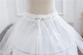 img 3 attached to 👗 Enhanced SEO: NNJXD Girls' Clothing Petticoat Crinoline Underskirt