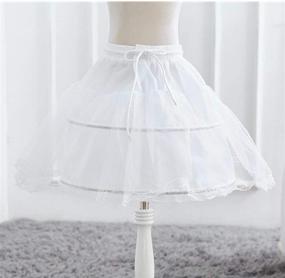 img 1 attached to 👗 Enhanced SEO: NNJXD Girls' Clothing Petticoat Crinoline Underskirt