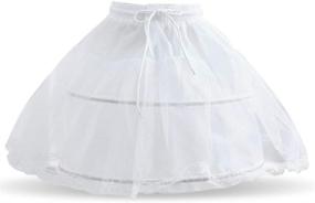 img 4 attached to 👗 Enhanced SEO: NNJXD Girls' Clothing Petticoat Crinoline Underskirt