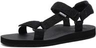 👡 cior outdoor sandals with arch support u119slx022 - women's shoes (black, size 39a) logo