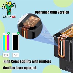 img 3 attached to YATUNINK Remanufactured HP 62XL 62 XL Black Color Ink Cartridges - Compatible with Envy 5640, 5642, 5643, 5646, 5660, 7640, 7645 & OfficeJet 5740, 5745, 5746, 200, 250 Printer (2 Pack)