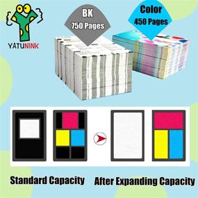 img 2 attached to YATUNINK Remanufactured HP 62XL 62 XL Black Color Ink Cartridges - Compatible with Envy 5640, 5642, 5643, 5646, 5660, 7640, 7645 & OfficeJet 5740, 5745, 5746, 200, 250 Printer (2 Pack)