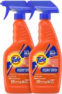 🌿 tide antibacterial fabric spray – powerful 2-pack, 22 fl oz each, effective defense against germs logo