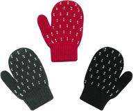 toddler winter gloves stretch gripper boys' accessories logo