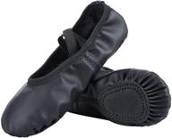dynadans leather slippers toddler black 4 5m girls' shoes logo