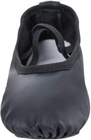 img 3 attached to Dynadans Leather Slippers Toddler Black 4 5M Girls' Shoes