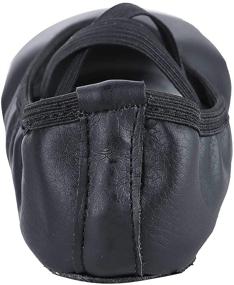 img 2 attached to Dynadans Leather Slippers Toddler Black 4 5M Girls' Shoes