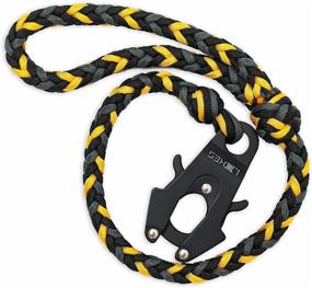 img 4 attached to Durable Braided Dog Leash with Frog Clip - Ideal for Training, 2 FT/4 FT, Heavy Duty Paracord