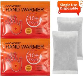 img 2 attached to 24-Hour Hot Hands Warmers by FanVince - Ultimate Heat for Ice Fishing, Hiking, Snow Skiing and Cold Weather