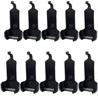 📞 10 pack walkie talkie belt clip - compatible with wln kd-c1, radtel rt-10, luiton lt-316, tidradio td-m8, rt22, zastone x6, zeadio zs-b1, nktech nk-u1, radioddity r1 - ideal for two way radios logo