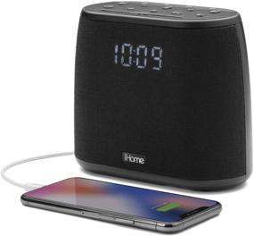 img 4 attached to 🕰️ Часы с двойным будильником iHome iBT234 с FM-радио и Bluetooth-динамиком с голосовым управлением для Siri и Google Assistant, зарядным устройством USB и зарядками для телефонов для спальни