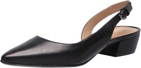 img 4 attached to Naturalizer Womens Banks Black Leather Women's Shoes and Pumps