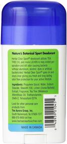 img 3 attached to Herbal Clear Sport Deodorant Ounces