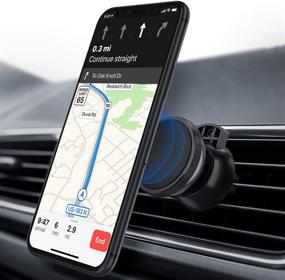 img 4 attached to ORIbox Car Phone Mount: Adjustable Stand 📲 for iPhone 12/11 Pro Max and Samsung Galaxy