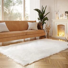 img 4 attached to Натуральный ковер "Silky Sheepskin