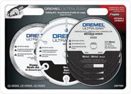 🔪 enhance your cutting power with the dremel us700 ultra-saw 6-piece cutting wheel kit in white logo