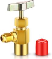 🔧 mudder r134a refrigerant opening valve - high-quality brass can tap dispenser valve for easy refrigerant access logo