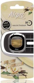 img 4 attached to 🚗 Enhance Your Car's Ambience with Airpro Mini Vent Clip Car Air Freshener Set of 2 - Long-Lasting Vanilla Scent, Air Purifier, and Odor Eliminator for 30 Days!