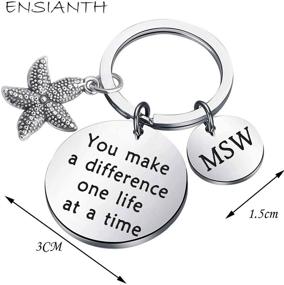 img 3 attached to 🌟 Captivating ENSIANTH Graduation Bracelet: Glisten to the Difference With Starfish Girls' Jewelry