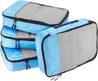 🧳 efficient packing solution: amazonbasics travel organizer - essential travel accessories for perfect organized packing логотип