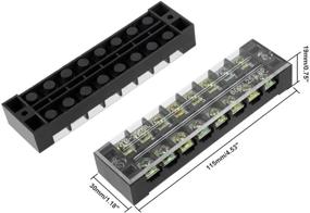 img 1 attached to Uxcell Positions Barrier Terminal TB 2508L Industrial Electrical