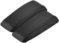 saddlebag lid covers - 2014-2020 street glide road king electra glide speaker lid protectors, synthetic leather logo