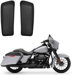 img 3 attached to Saddlebag Lid Covers - 2014-2020 Street Glide Road King Electra Glide Speaker Lid Protectors, Synthetic Leather