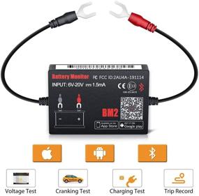 img 3 attached to 🔋 QUICKLYNKS BM2 Auto Battery Monitor - Bluetooth 4.0 12V Car Battery Tester