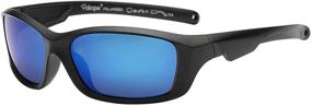 img 4 attached to Солнцезащитные очки Polarspex Sports Wrap Polarized для мальчиков - оптимальные аксессуары для улучшенной производительности