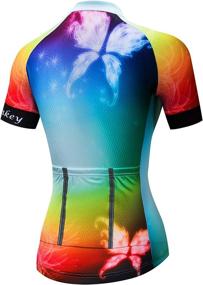 img 3 attached to Women Cycling Jersey Sleeve Breathable Sports & Fitness and Cycling