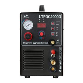 img 3 attached to 🔥 LOTOS LTPDC2000D: Advanced 3-in-1 Welding Combo Machine with Plasma Cutter, Tig Welder, and Stick Welder - ½ Inch Clean Cut, Brown
