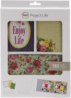 наборы для проекта becky higgins 380340: "наслаждайтесь жизнью - обнимите шебби-шик эстетику" с коллекцией из 180 предметов. логотип