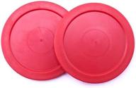 🏒 set of 2 brybelly 2.5-inch air hockey pucks логотип