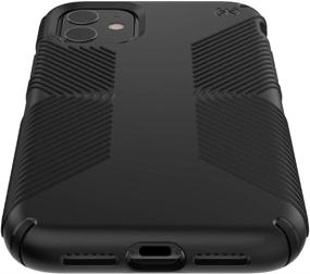 img 2 attached to 📱 Speck Products Presidio Grip iPhone 11 Case: Ultimate Protection in Black/Black