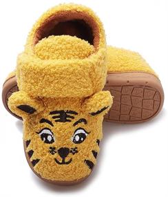 img 1 attached to 👦 Anddyam Family Household Anti Slip Slippers for Boys: Comfortable and Safe Shoes