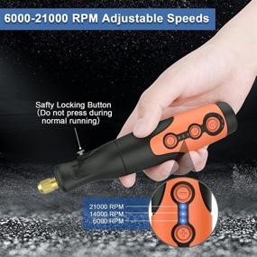 img 3 attached to Revolutionize Your DIY Projects with Vastar Cordless Rotary Tool Kit!