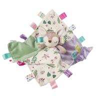 🦌 taggies flora fawn security blanket: soothing sensory stuffed animal for babies, 13 x 13-inches logo