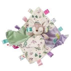 img 4 attached to 🦌 Taggies Flora Fawn Security Blanket: Soothing Sensory Stuffed Animal for Babies, 13 x 13-Inches
