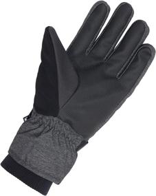 img 2 attached to Stay Warm and Dry this Winter with HighLoong Men Ski Snowboard Gloves - Black!