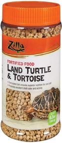 img 4 attached to 🐢 Zilla 3-Pack of Land Turtle and Tortoise Fortified Food in 6.5-Ounce Containers