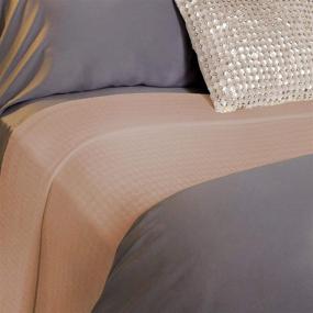 img 3 attached to Premium BedVoyage Bamboo Bed Blanket: Silky Soft, Cooling, 100% Rayon Viscose Bamboo - King Size, Champagne