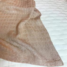 img 1 attached to Premium BedVoyage Bamboo Bed Blanket: Silky Soft, Cooling, 100% Rayon Viscose Bamboo - King Size, Champagne