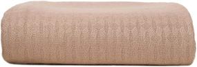 img 4 attached to Premium BedVoyage Bamboo Bed Blanket: Silky Soft, Cooling, 100% Rayon Viscose Bamboo - King Size, Champagne